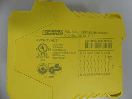 Phoenix Contact PSR-SCP- 24UC/ESAM4/8X1/1X2 Ord.No. 2963912