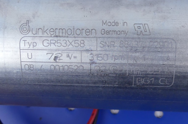 DUNKERMOTOREN  GR 53X58  + PLG 52