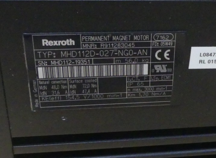 REXROTH MHD112D-027-NG0-AN