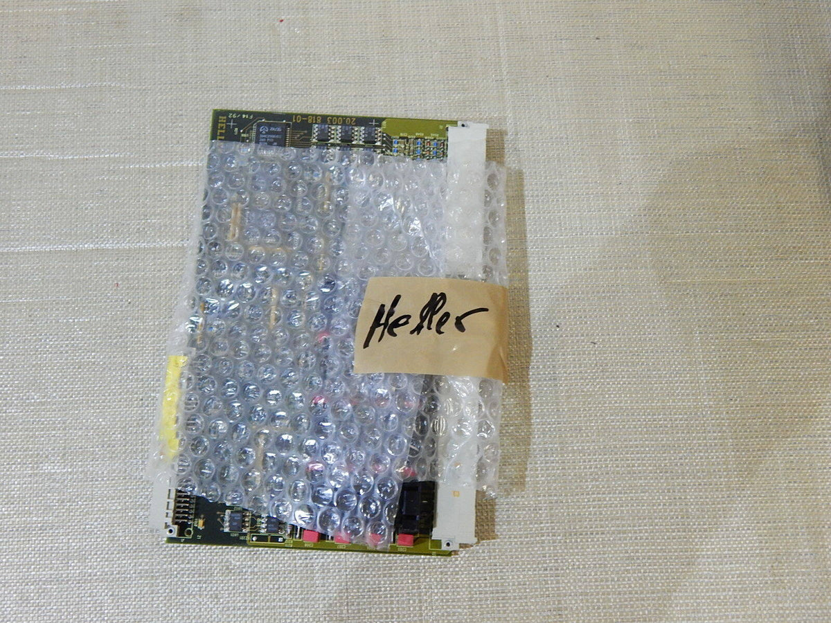 Heller Uni-Pro Steuerkarte 20.003 818-017   F14/92