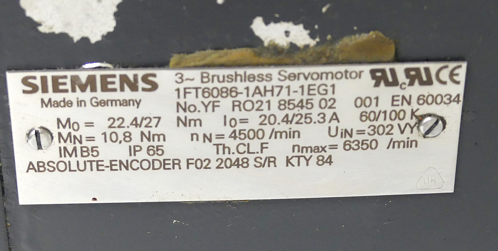 Siemens 1FT6086-1AH71-1EG1