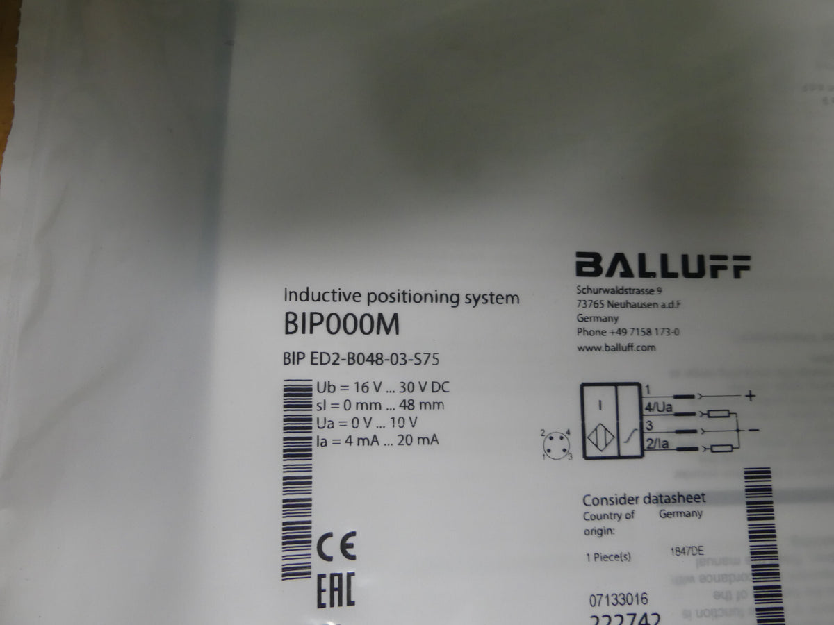 balluff  BIP000M BIP ED2-B048-03-S75