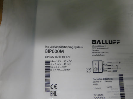 balluff  BIP000M BIP ED2-B048-03-S75