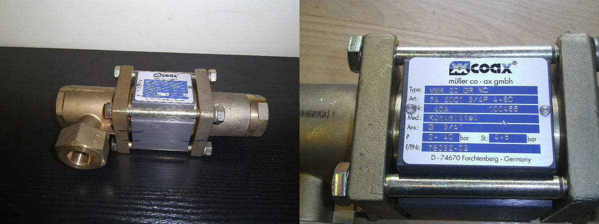 Coax Wegeventil VMK 20 DR NC Neu