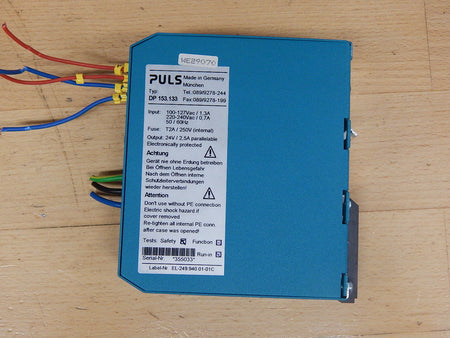 PULS DP153.131 Power Supply 24V/2,5A Used