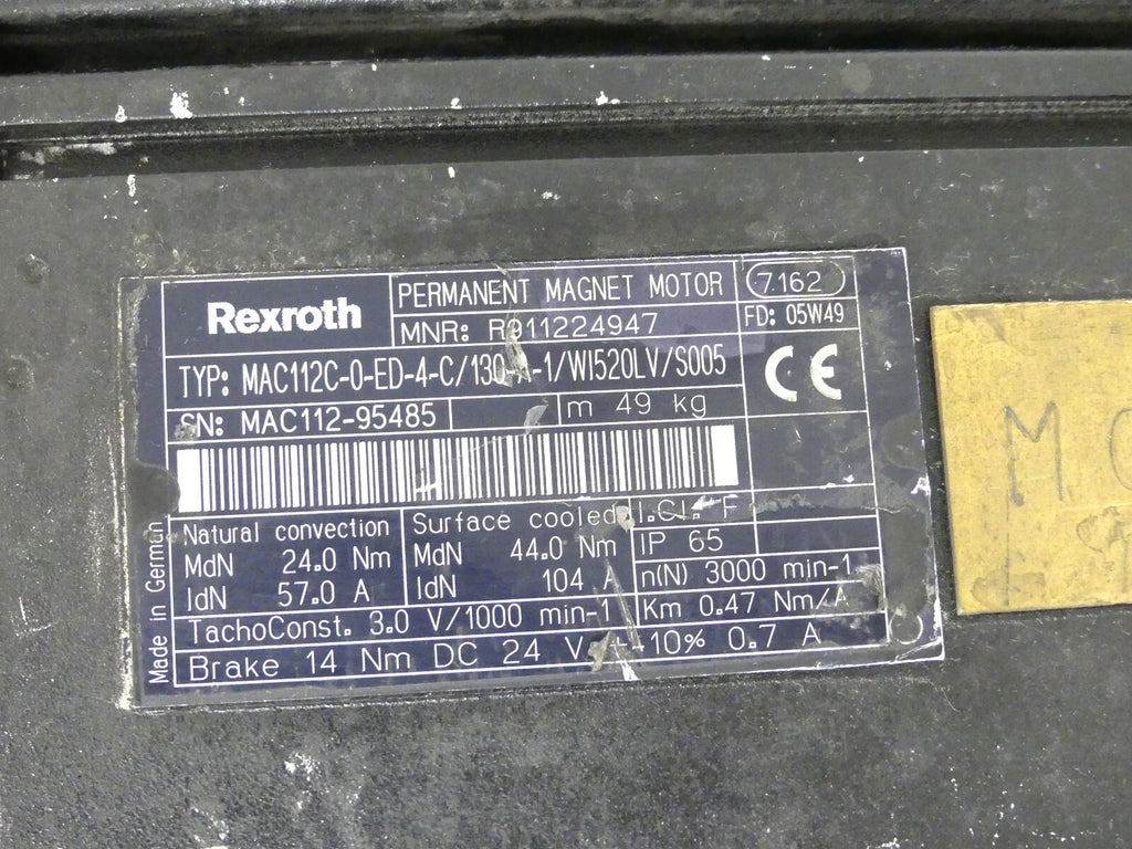 Rexroth MAC112C-0-ED-4-C/130-A-1/WI520LV/S005 (leicht beschädigt)