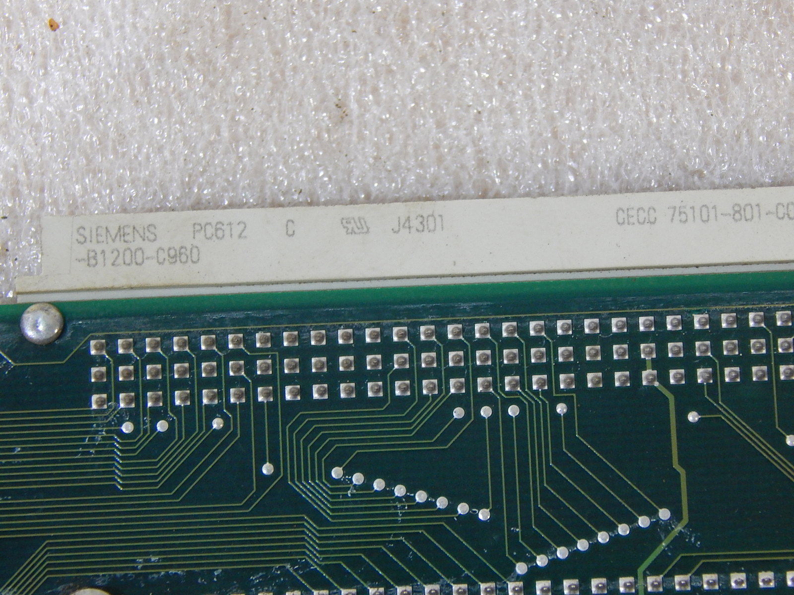 Siemens Simatic Steuerungskarte PC612-B1200-C960 Used