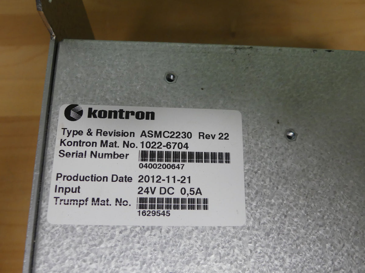 TRUMPF Laser control ASMC2230 Rev 22
