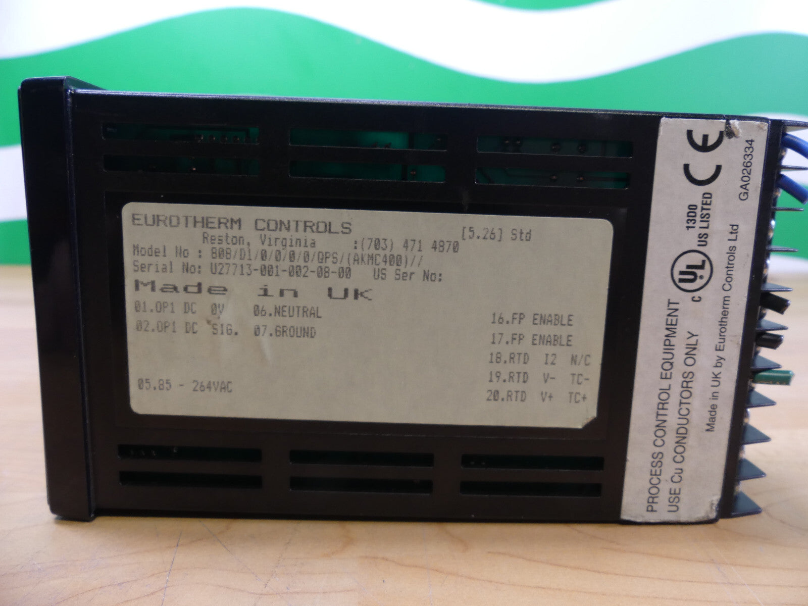 Eurotherm 808/D1/0/0/0/0/QPS Temperaturregler Regler Controller