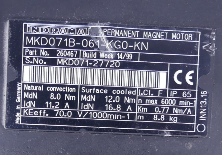 Rexroth MKD071B-061-KG0-KN