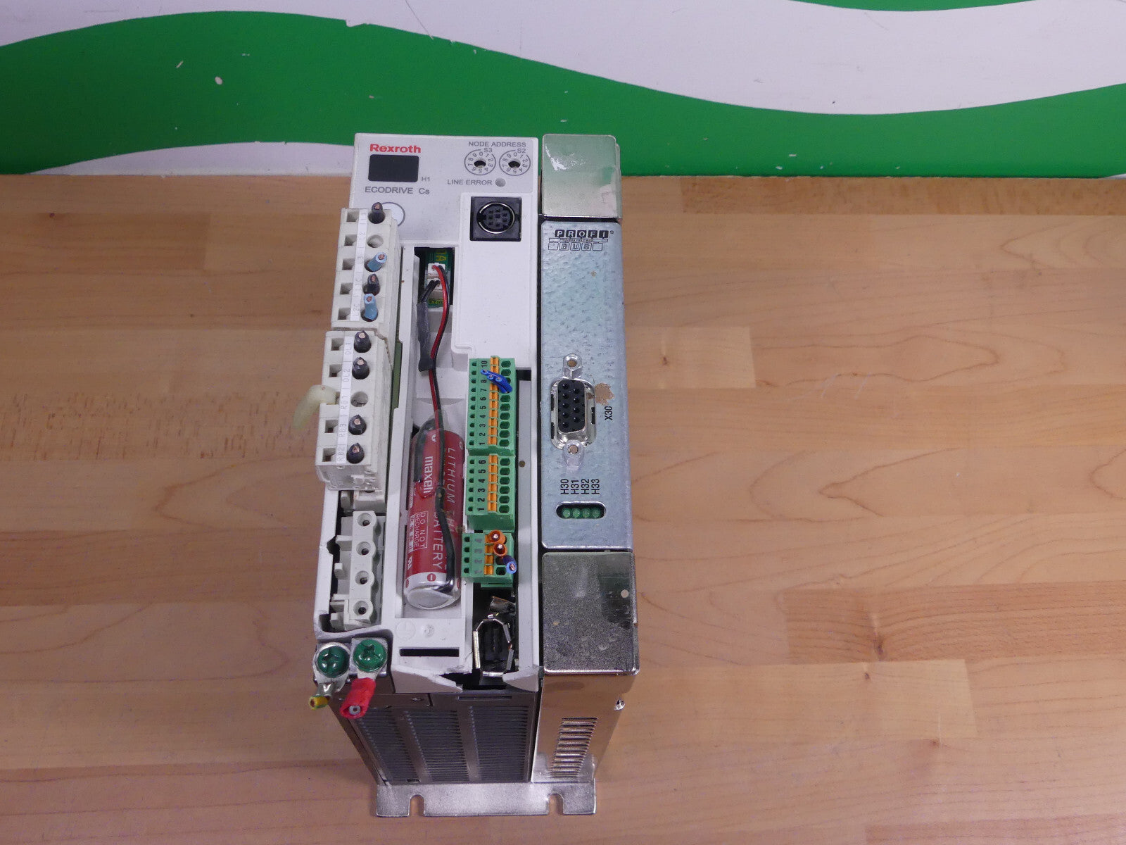 Rexroth Indramat Ecodrive DKC10.3-008-3-MGP-01VRS+ ECOM01.1-PB01-NN  beschädigt