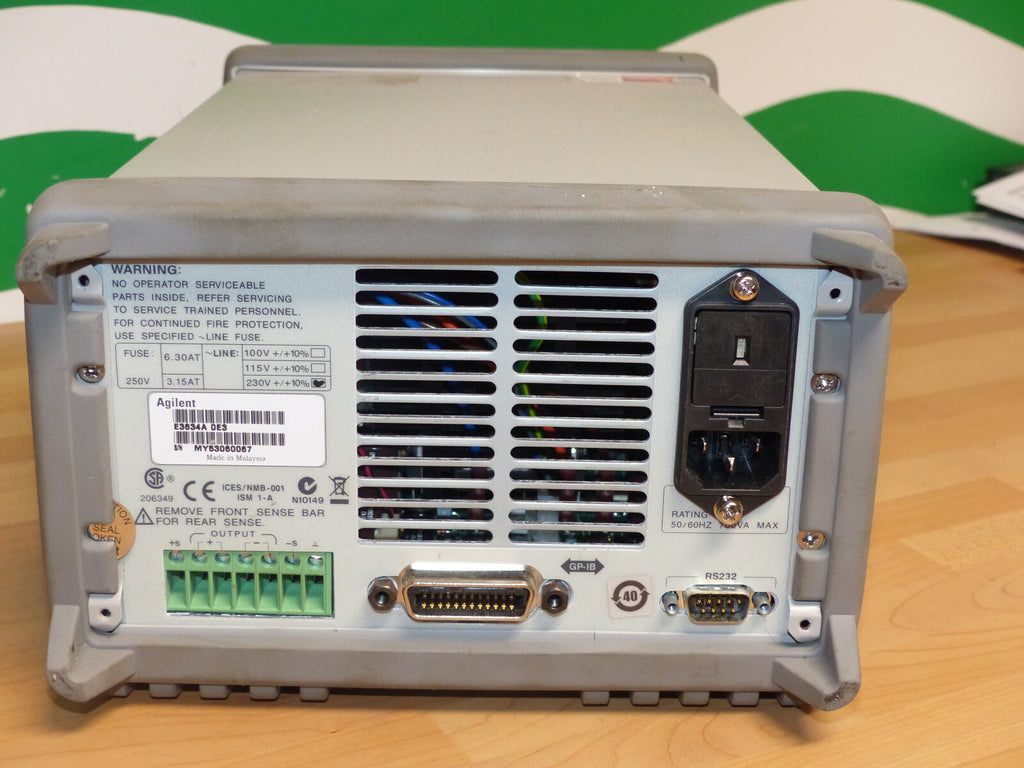 Agilent E3634A DC Power Supply used