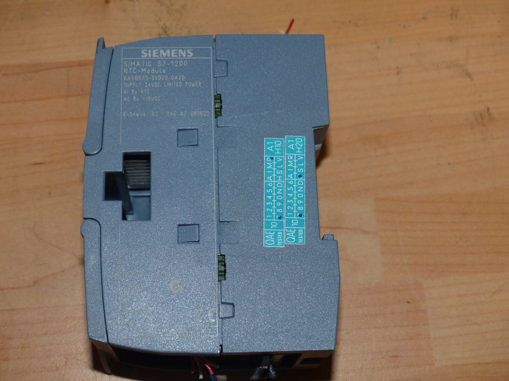 siemens s7-1200 ntc-module 6av6675-5xd00-0ax0 used
