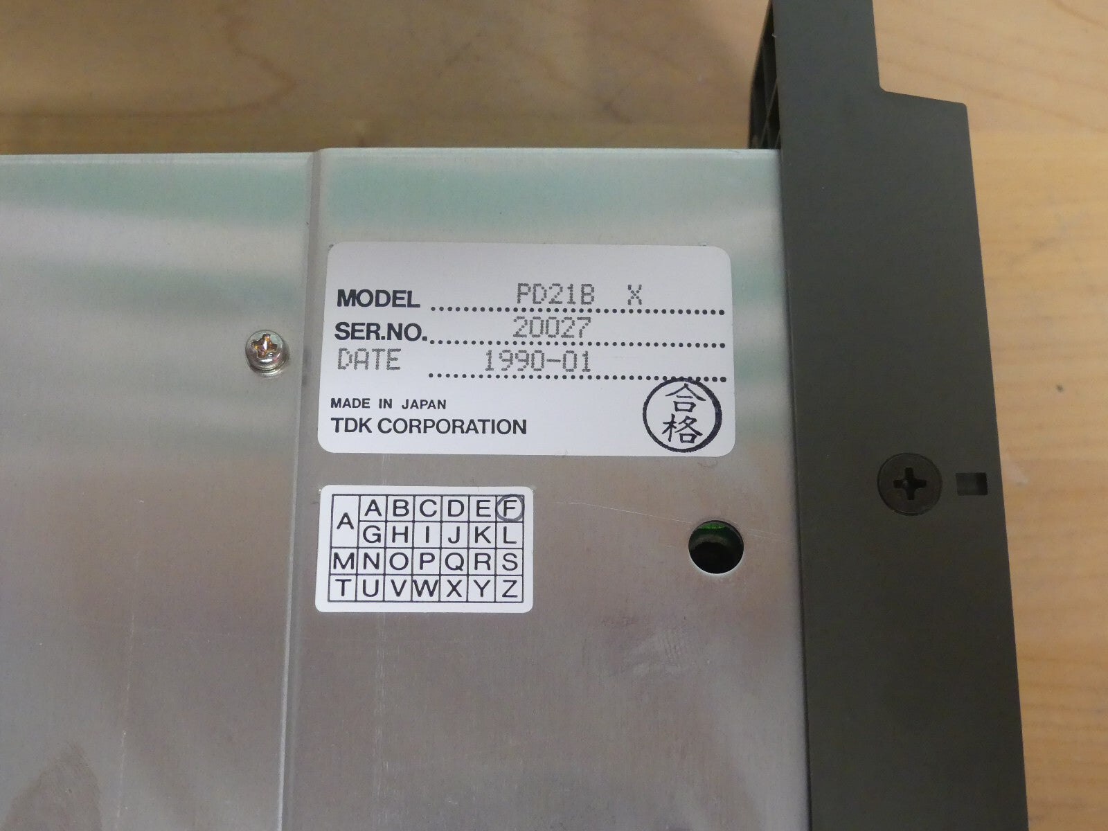 Mitsubishi CNC PD21B-X Power Supply Unit Model PD21BX