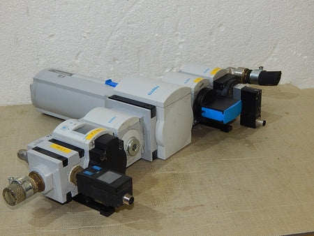  Druckmindereinheit FESTO MS9-LF-G-E-U-M +MS6-EE+MS6-EM1+MS6-FRM+SFAM s.Bilder