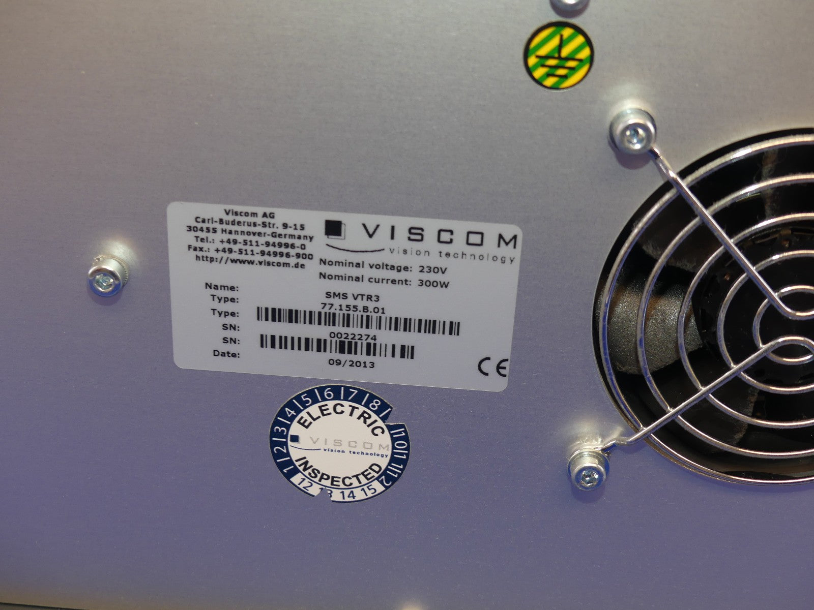 VISCOM AG SMD VTR3 77.155.B.01 MIT VTR3 DRV II VTR3 CTR