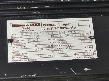 Indramat MAC090C-0-KD-4-C/110-B-2/WI517LV/S013