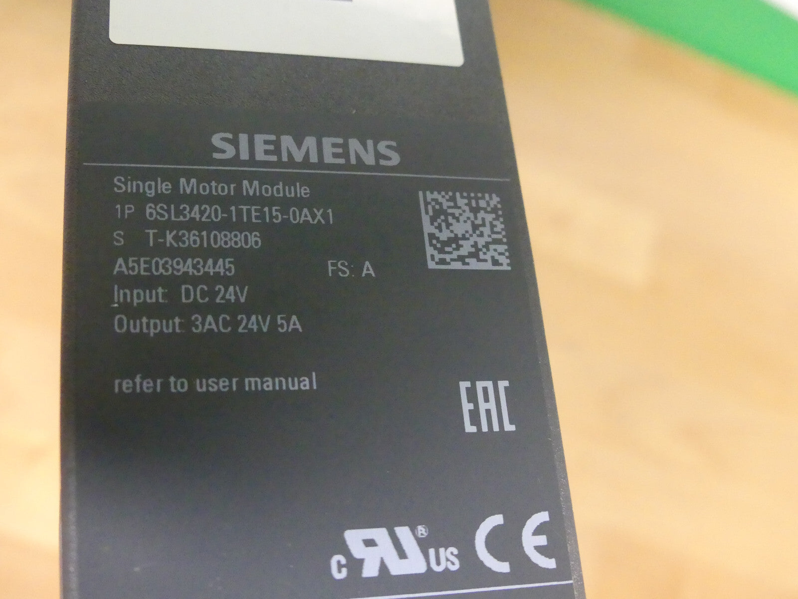 Siemens  6SL3120-1TE15-0AX1