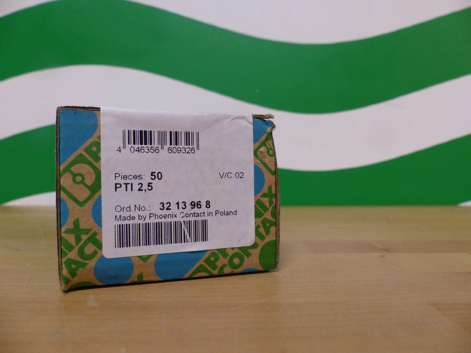 50x PHOENIX CONTACT 3213968  Installationsschutzleiterklemme PTI  2,5   PTI2,5