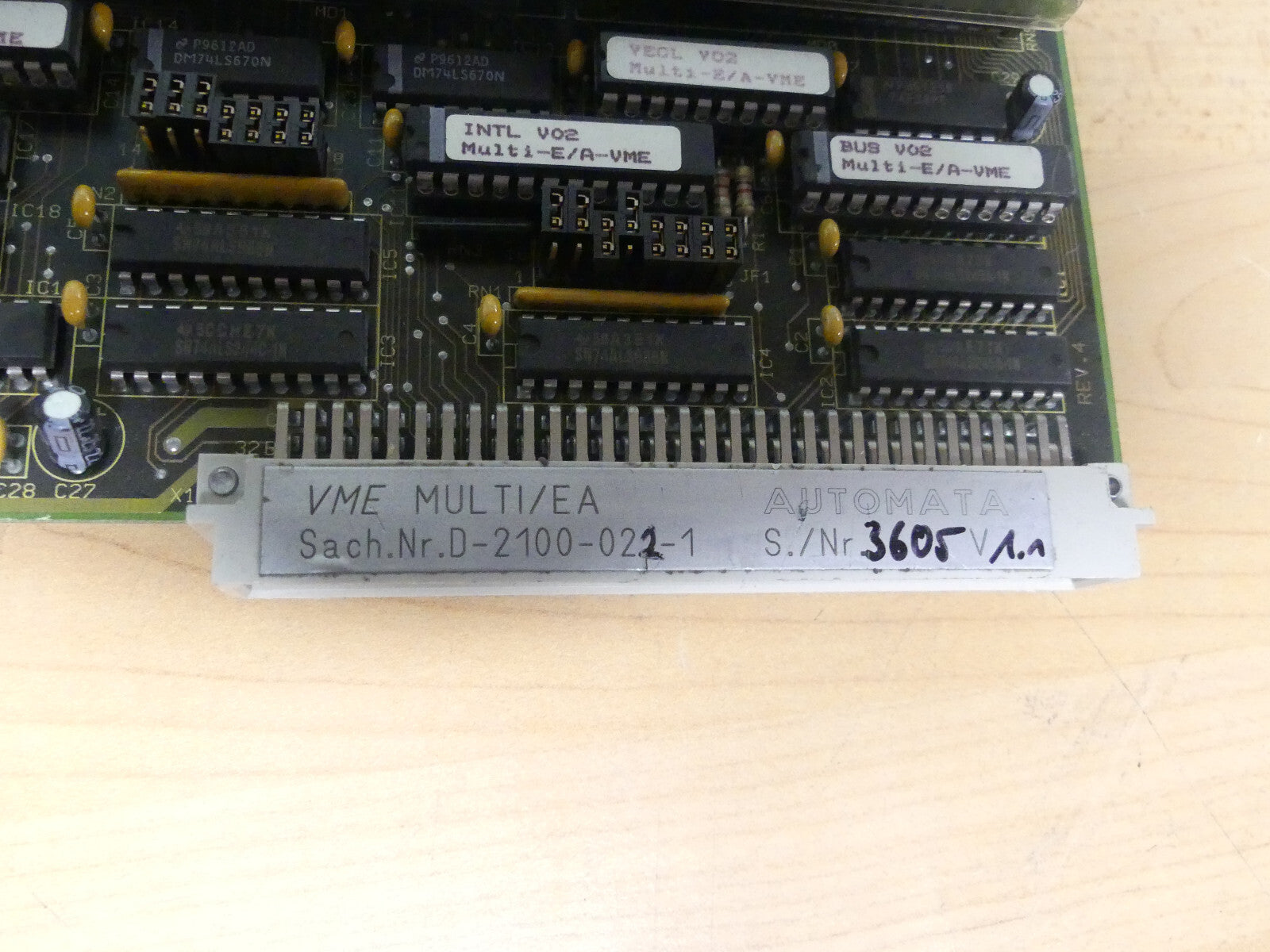 Automata D-2100-022-1 VME Multi E/A SPS Modul Multi/EA
