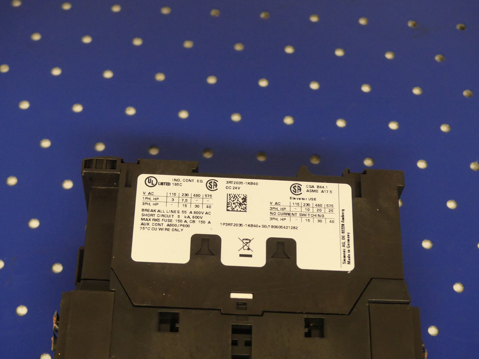 SIEMENS 3RT2035-1KB40