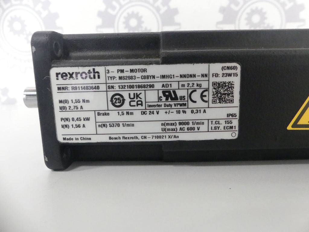 Rexroth MS2S03-C0BYN-IMHG1-NNDNN-NN