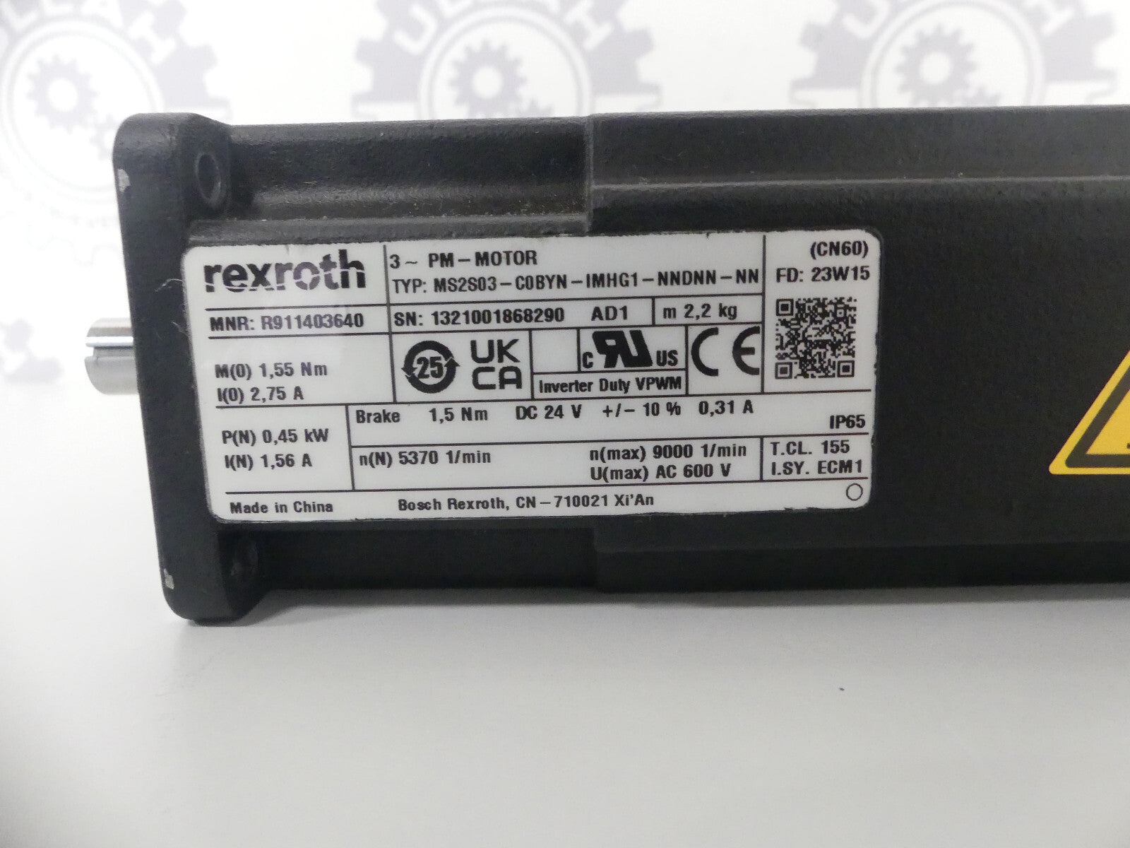 Rexroth MS2S03-C0BYN-IMHG1-NNDNN-NN