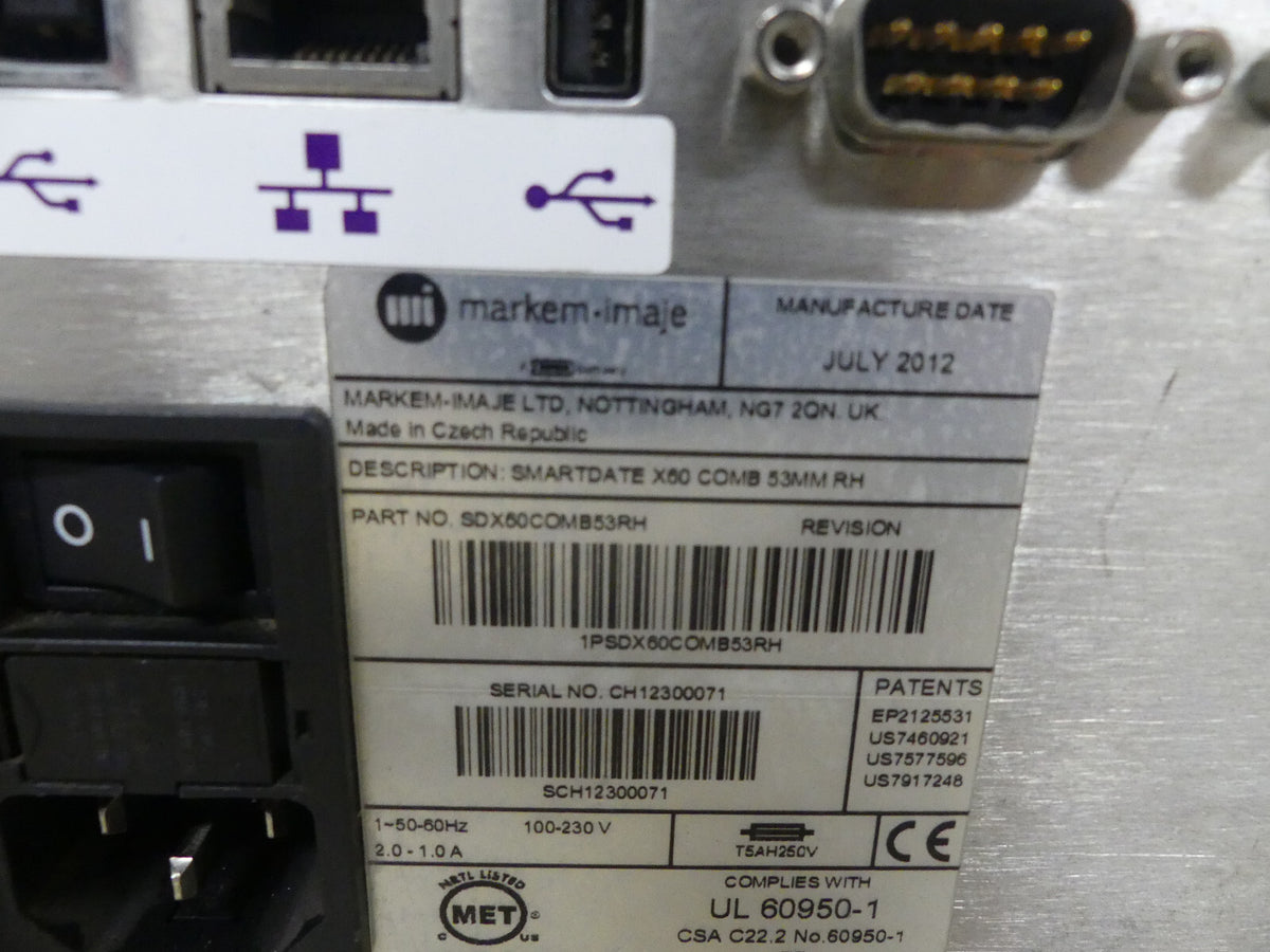 MARKEM IMAJE SMARTDATE X60 COMB 53MM RH