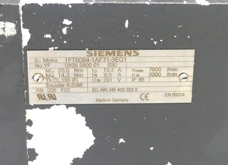 Siemens  1FT6084-1AF71-3EG1