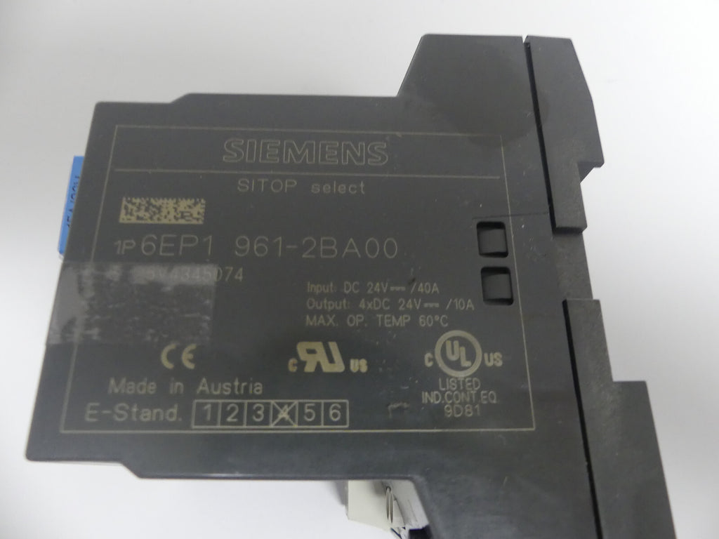 Siemens Sitop select 6EP1 961-2BA00