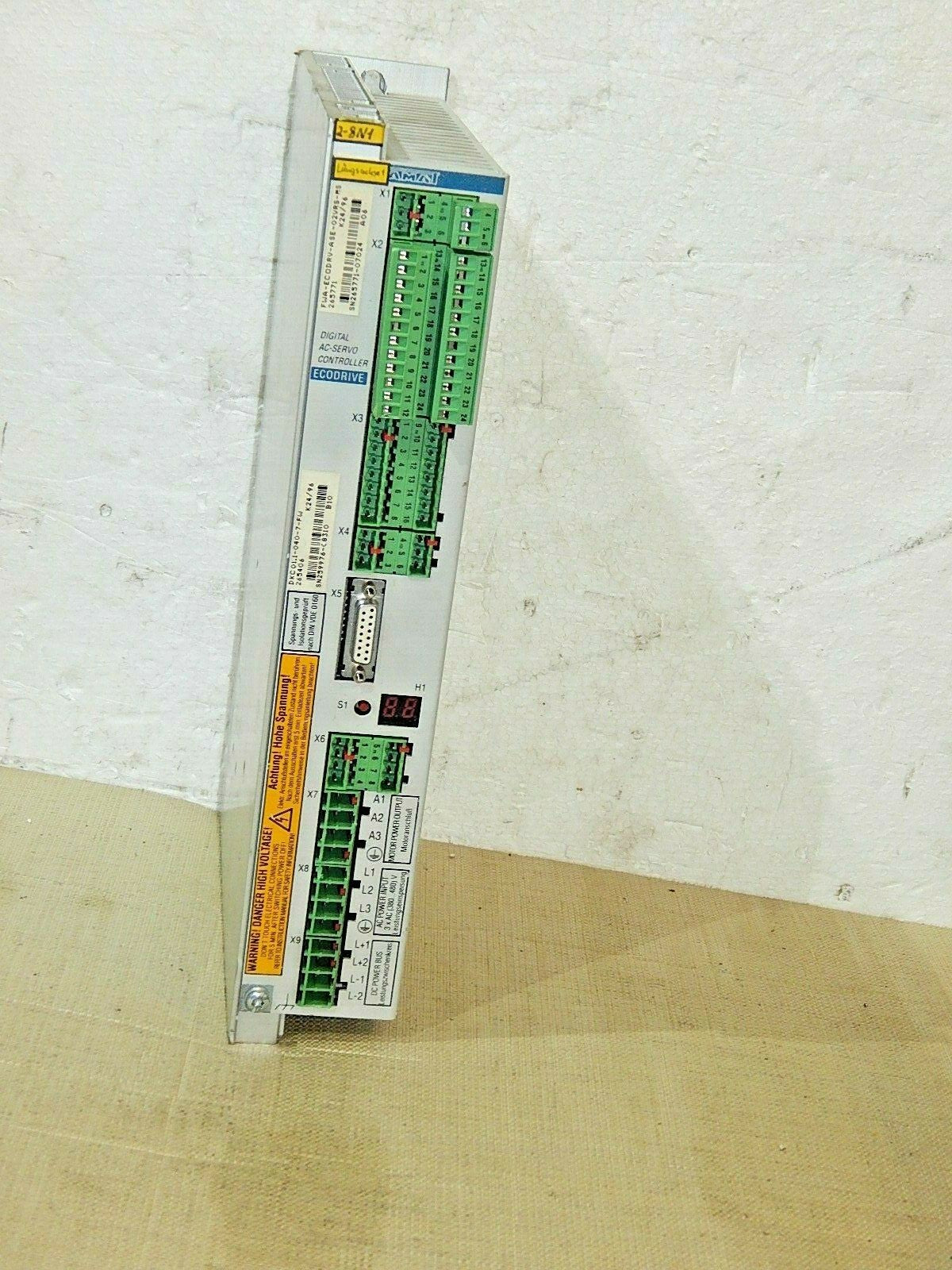 Indramat Ecodrive DKC01.1-040-7-FW 265406 + FWA-ECODRV-ASE-02VRS-MS  used