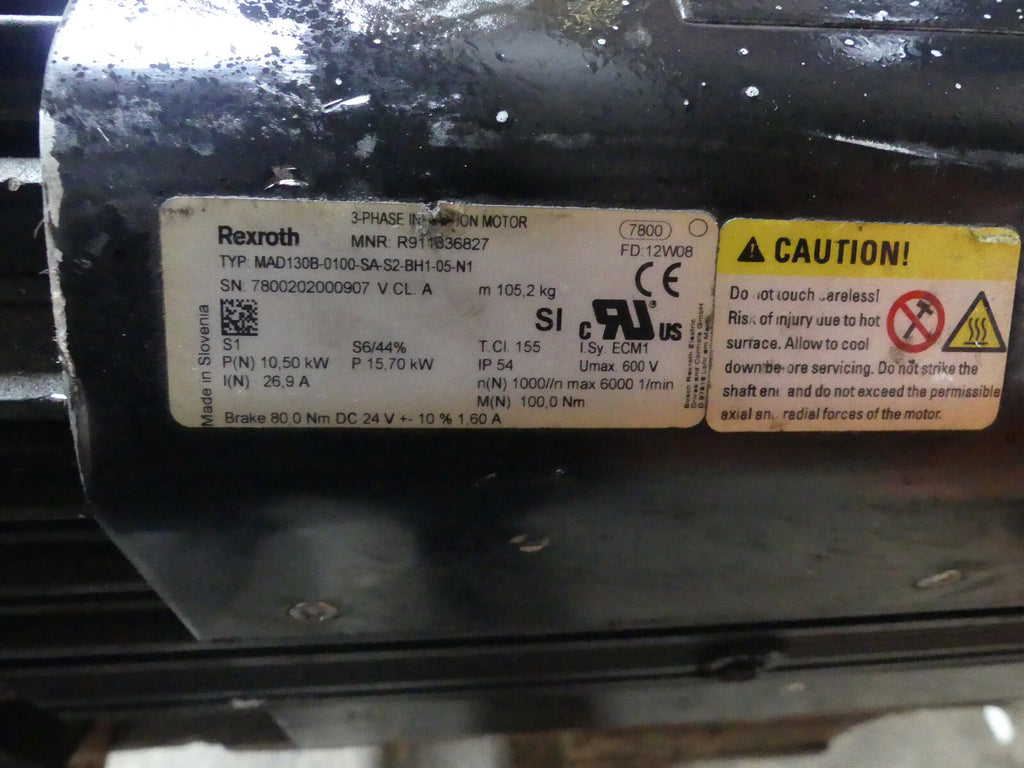 REXROTH MAD130B-0100-SA-S2-BH1-05-N1