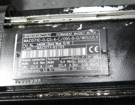 INDRAMAT MAC071C-0-GS-4-C/095-B-0/WI522LV
