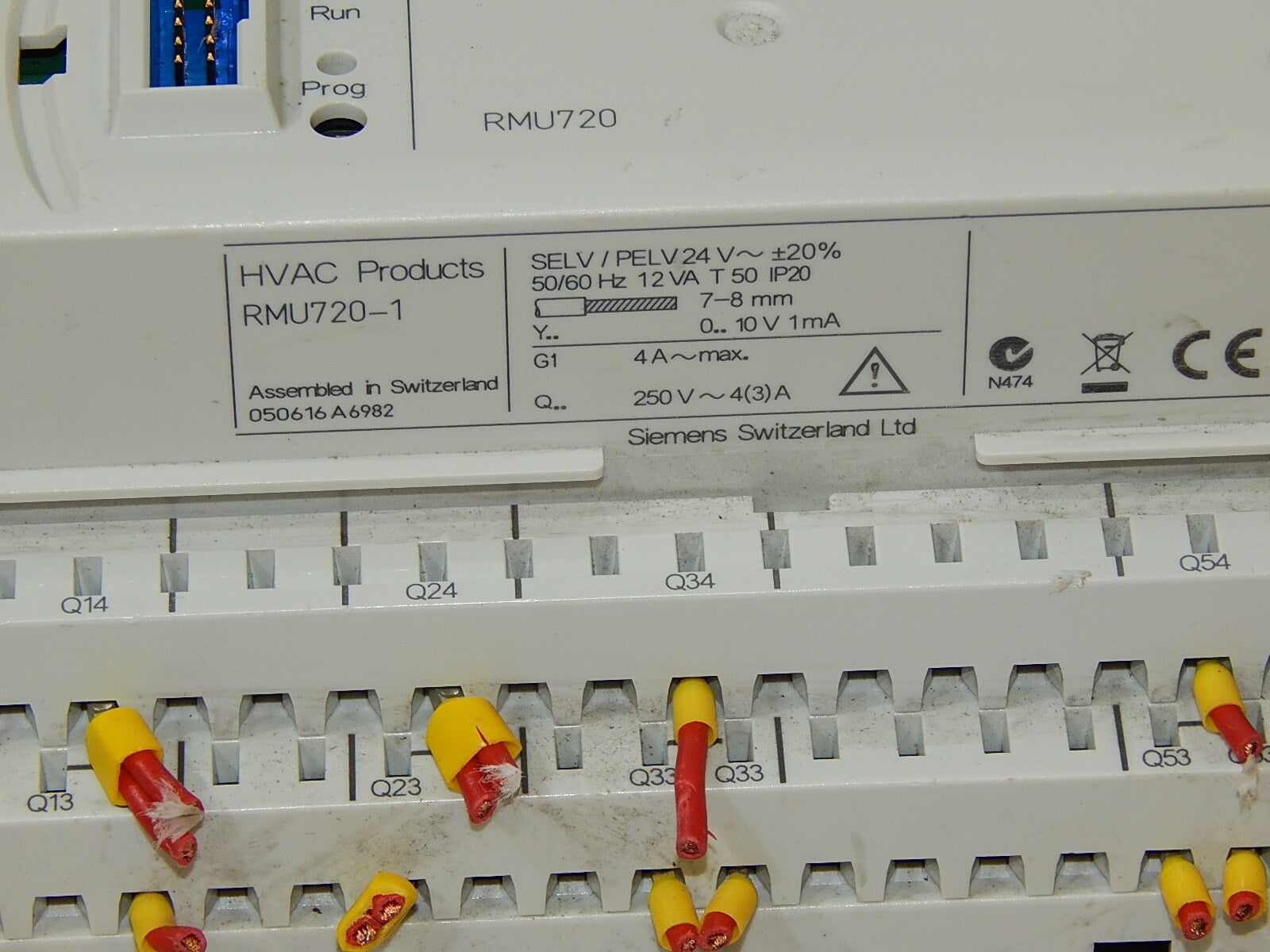 Siemens RMU720-1 Universalregler RMU720  used