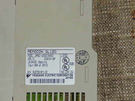  Yaskawa Relais Leistung Modul 120DDI34300 Memocon GL120 JAMSC-120DDI34300 used