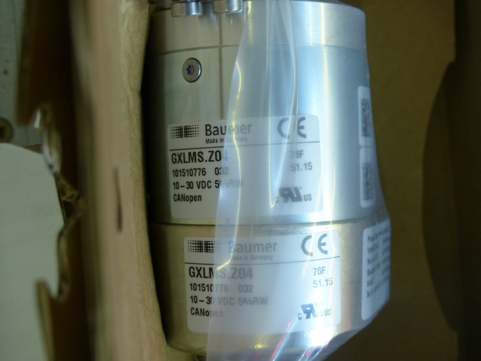  Baumer Encoder GXLMS-Z04   10-30 VDC CANopen 