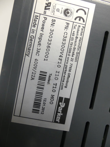 Parker Compax C3S300V4F10