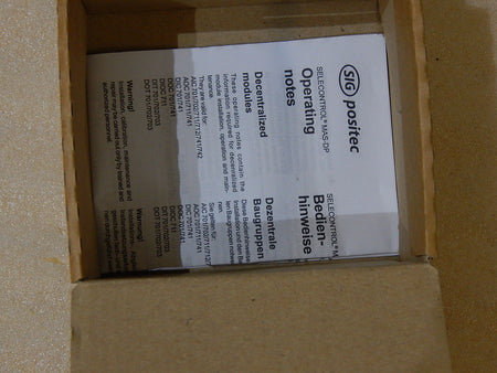 SIG POSITEC SELECONTROL MAS DIC 701 CPU DIC701 Neu
