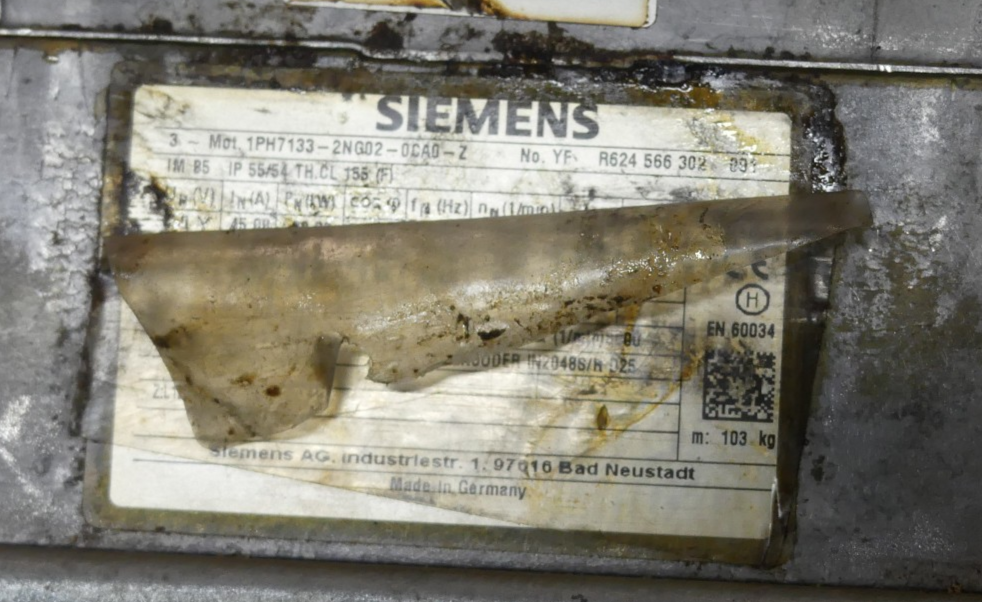 SIEMENS 1PH7133-2NG02-0CA0-Z