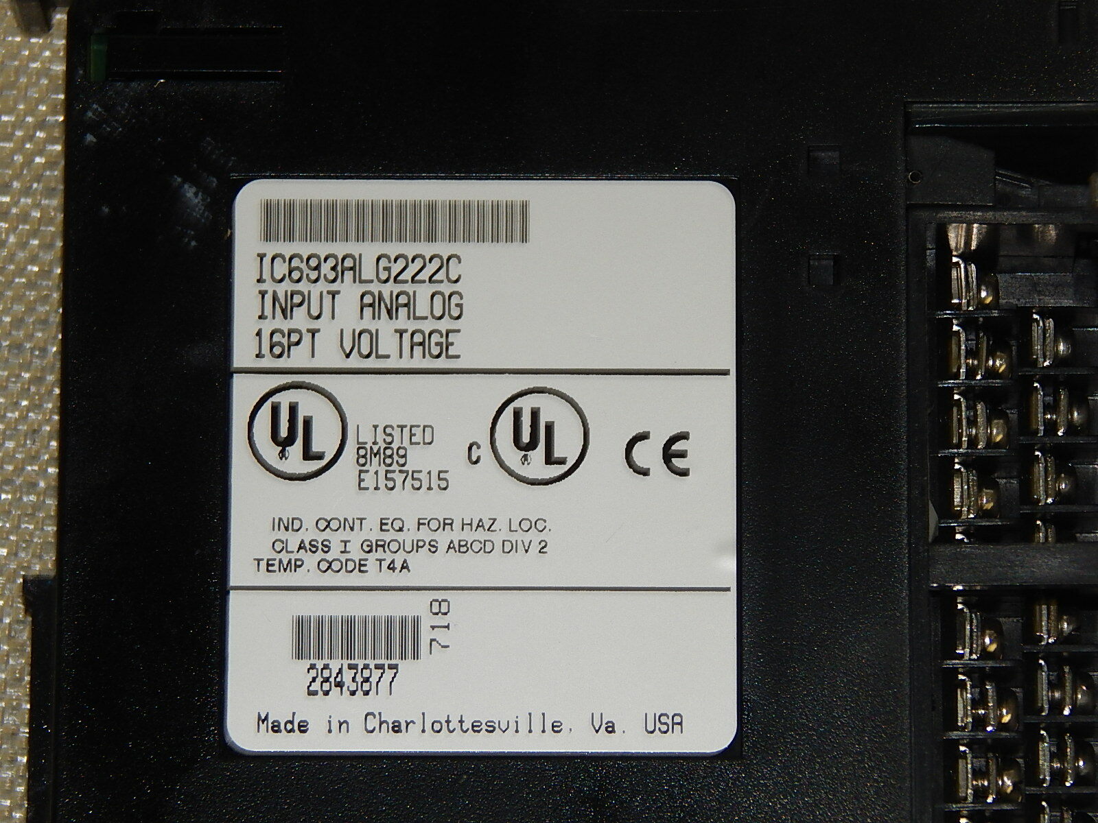  Gebraucht Ge Fanuc IC693ALG222C Eingang Module used