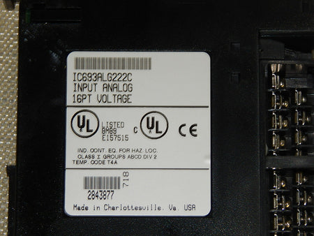  Gebraucht Ge Fanuc IC693ALG222C Eingang Module used