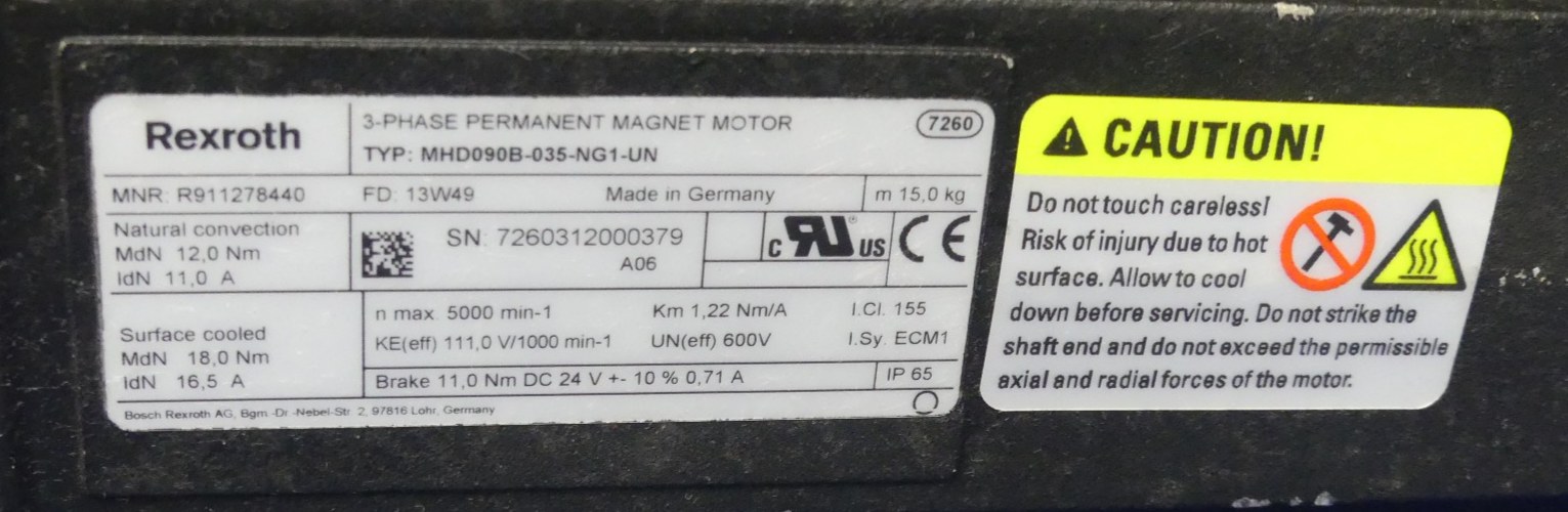REXROTH MHD090B-035-NG1-UN