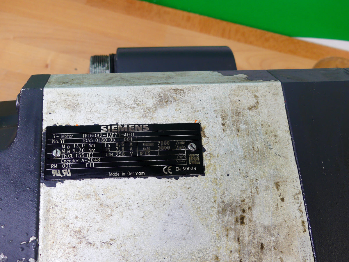 Siemens 1FT6082-1AF71-4EG1 Servomotor s.Bilder