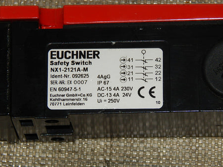 Euchner  NX1-2121A-M  092625 Safety Switch 