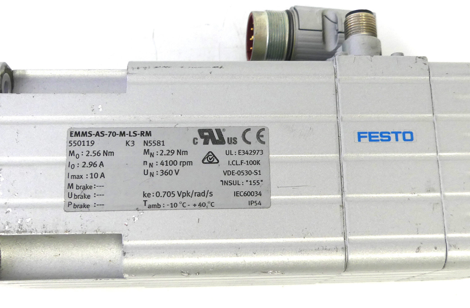 Festo Servomotor EMMS-AS-70-M-LS-RM (550119)