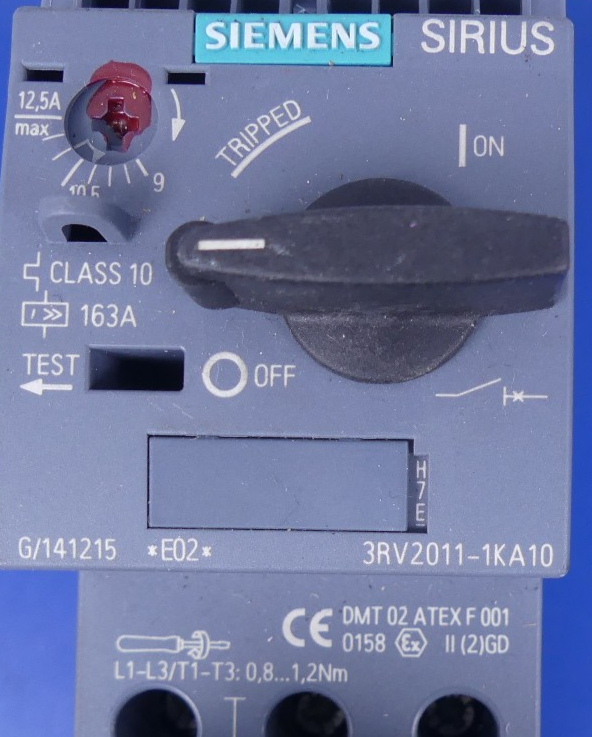 Siemens Sirius 3RV2011-0KA10 / 3RV 2011-0KA10 Motorschutzschalter