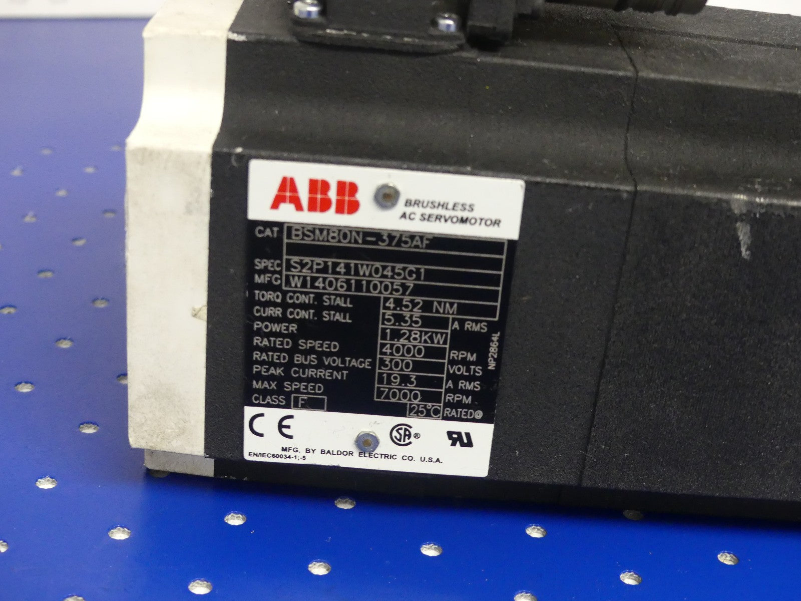 ABB BSM80N-375AF Servo motor