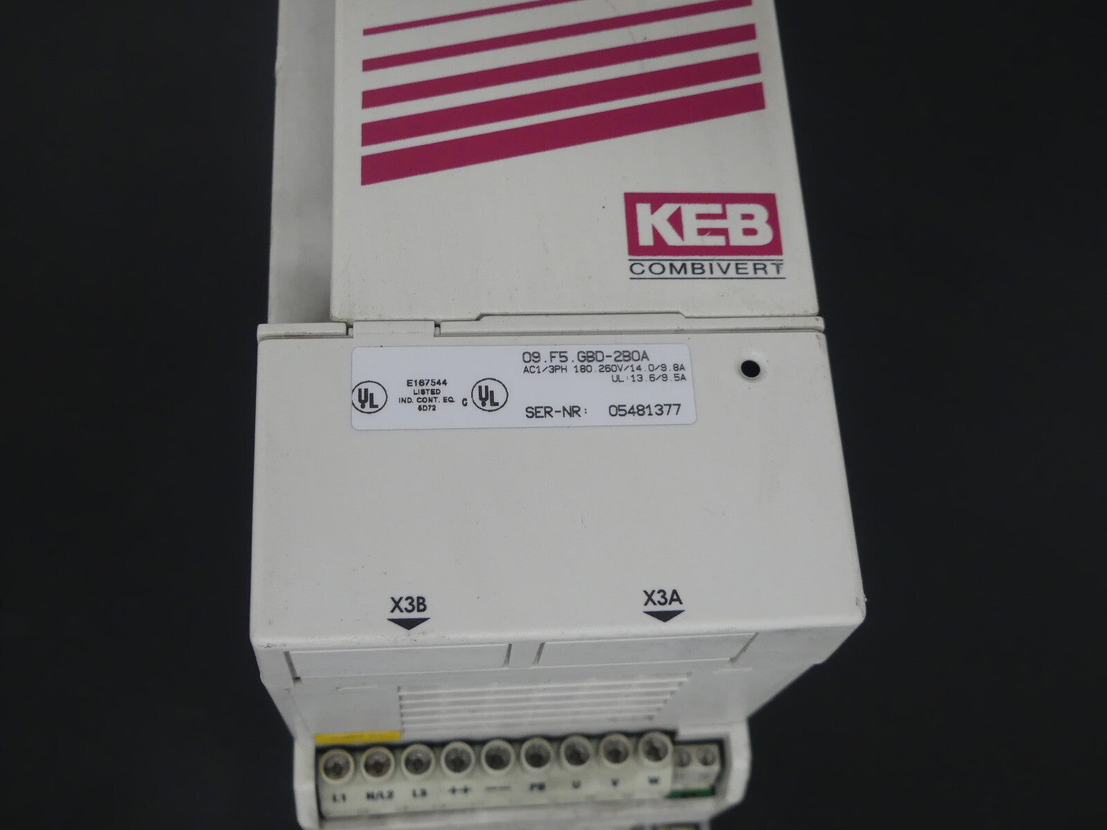 keb combivert 09.F5.GBD-2B0A
