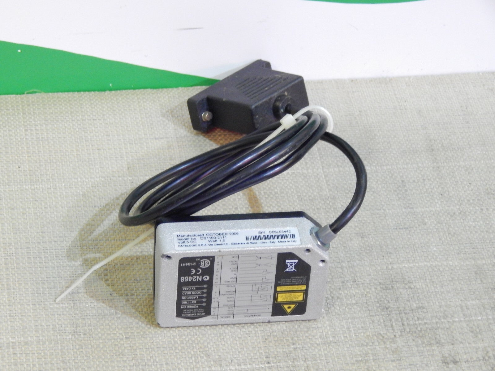  DATALOGIC DSII00 N2468 DS1100-2111 Barcode-Leser 
