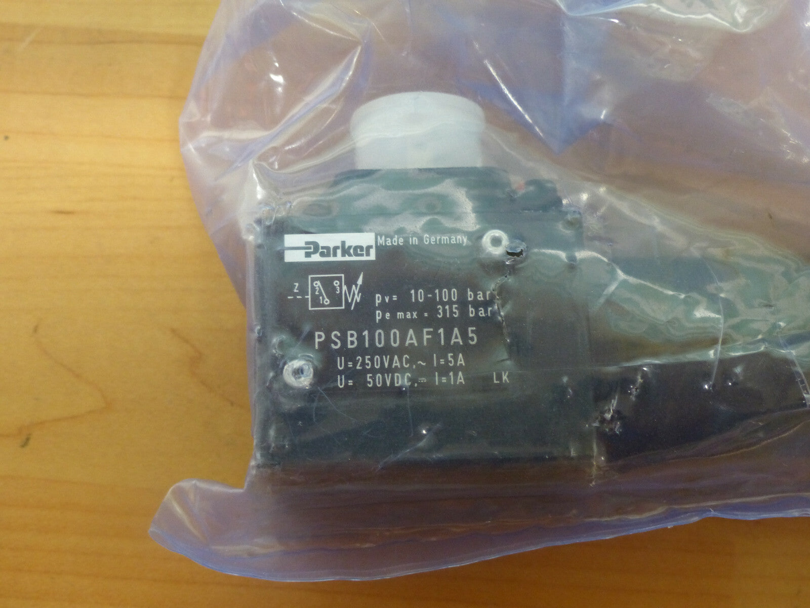 Parker PSB 100AF1A5 Hydraulikventil Druckschalter 10-100bar s.Bilder